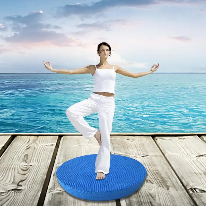 Stability Balance Pad TPE Yoga Mat Block Foam Pad Thick Balance Cushion Fitness Training Yoga Pilates Balance Board