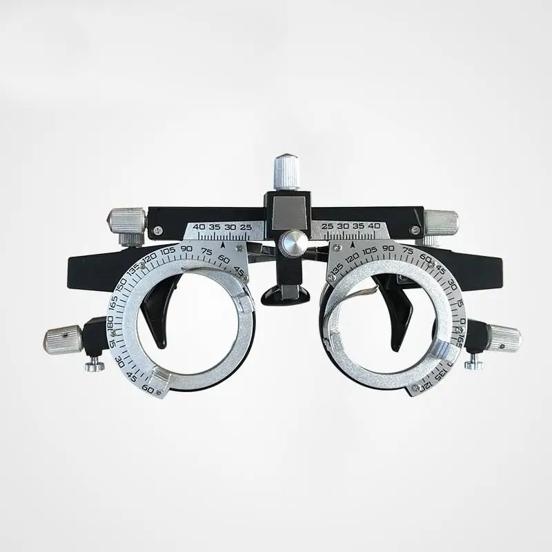 PD 48-80mm Optometry Optician Adjustable Trial Frame Optical Trial Lens Frame Test PD Eyeglasses Accessories