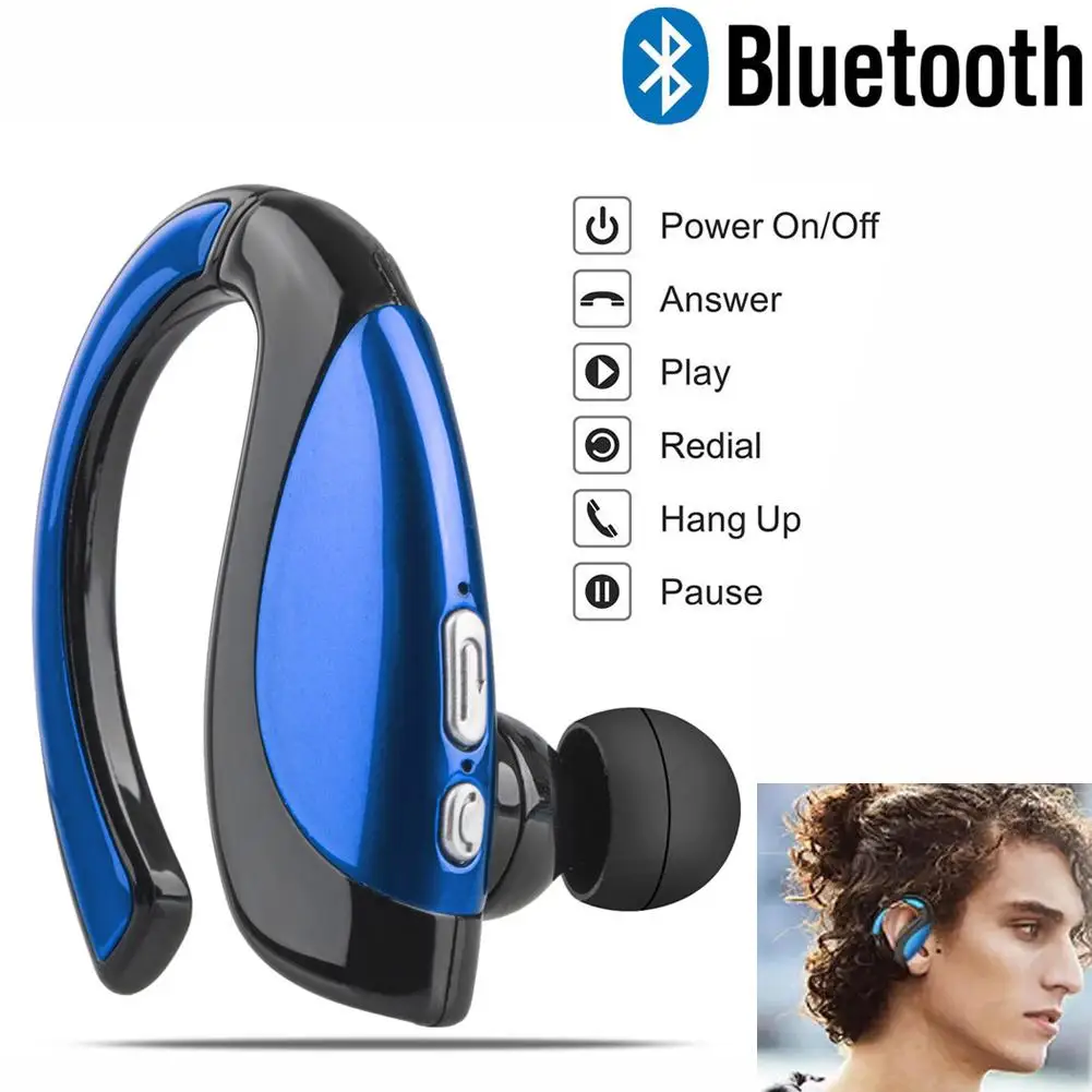 Wireless Headphones Sport Headsets Earphones Handsfree Calling with Mic for Car Driving IOS Android Cell Phones