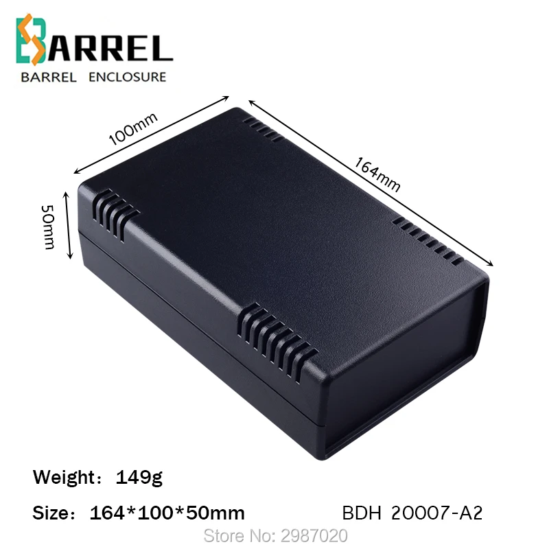 

6 шт./лот 164*100*50 мм пластиковый инструмент корпус ABS электронная проектная коробка корпус «сделай сам» распределительная коробка управления выходным отверстием