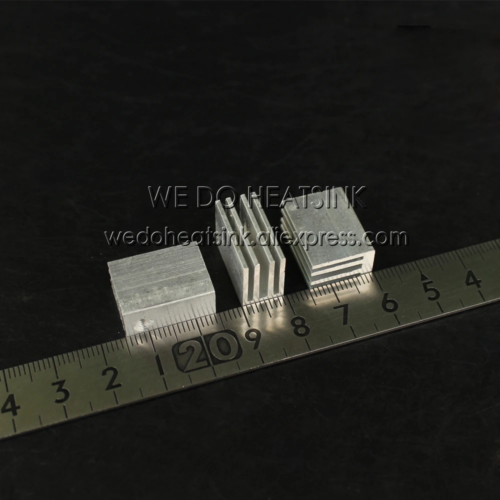 WE DO HEATSINK 10pcs 19.5x9x14.2mm Small Aluminum Heat Sink Graphic Card Heatsink For Computer Components