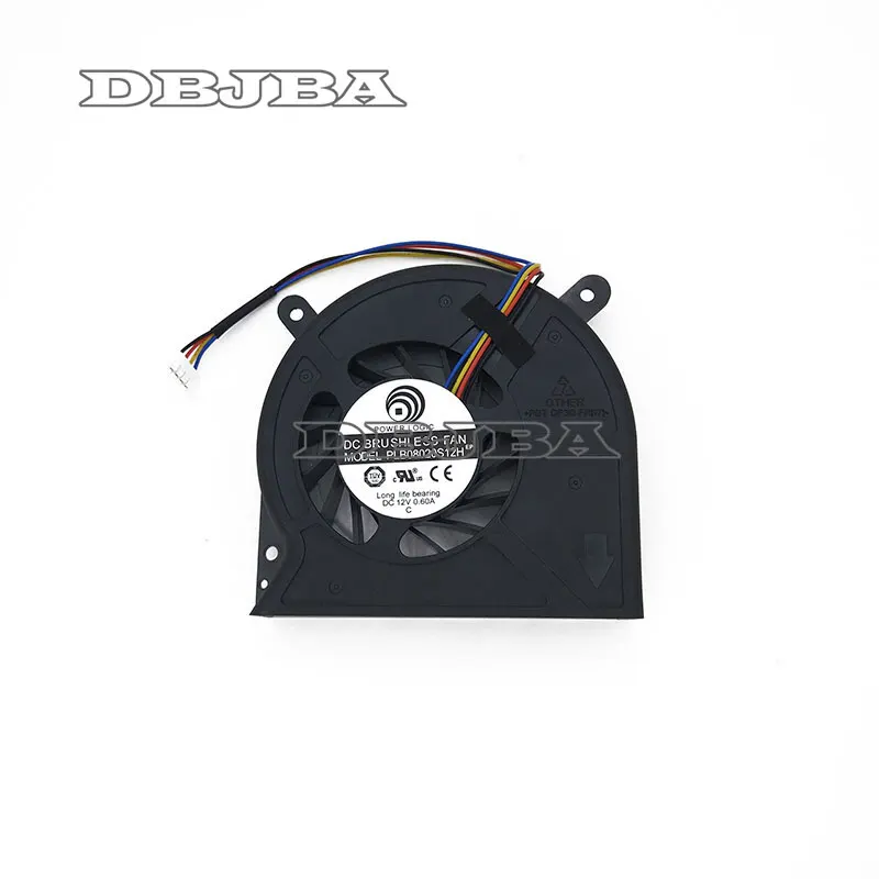 

Laptop Fan CPU Fan FOR MSI MSAC73 Haier C3 Q51 Q52 Q5T Q7-one desktop fan PLB08020S12H 4pin 12V 0.6A