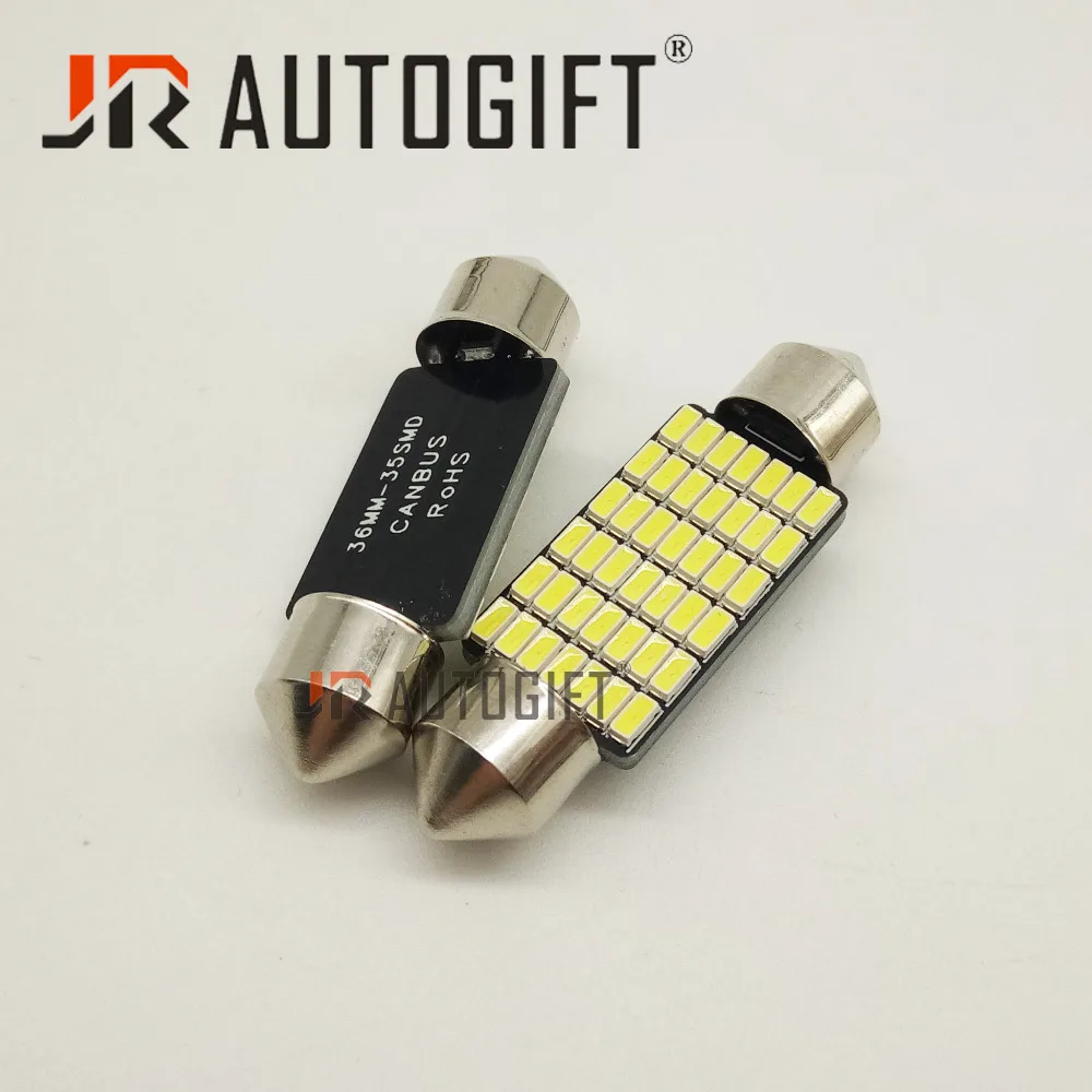 100pcs 31mm 36mm 39mm 41mm C5W C10W Super Bright 4014 28 35 42 49 SMD Car LED Festoon Light Interior Reading Doom Door Lamp Bulb