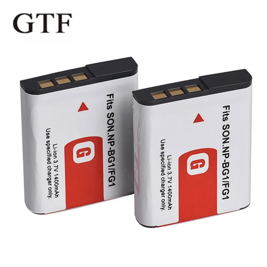 GTF NP BG1 NP-BG1 Battery 3.7V 1400mAh Digital Camera Battery for Sony Cyber-shot DSC-H7 DSC-H9 DSC-H10 DSC-H20 DSC-H50 Camera