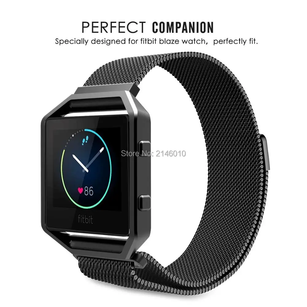 Stainless Steel Replacement Metal Frame Housing For Fitbit Blaze Smart Watch