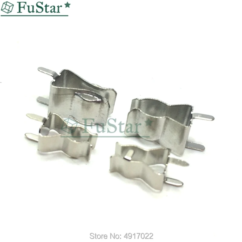 100pcs 6*30mm Fuse Clip Fuse Holder 5X20MM Insurance Header Copper Clamp 6x30mm Fuse Tube Support Fuse Holder For 5*20 6*30 MM