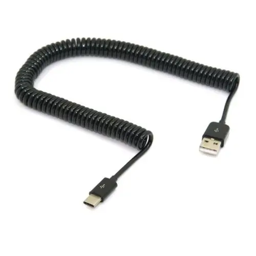 Zihan   USB-C 3.1 Type C Male to Standard USB 2.0 A Male Stretch Data   Cable 3m for N1 Tablet & Mobile Phone