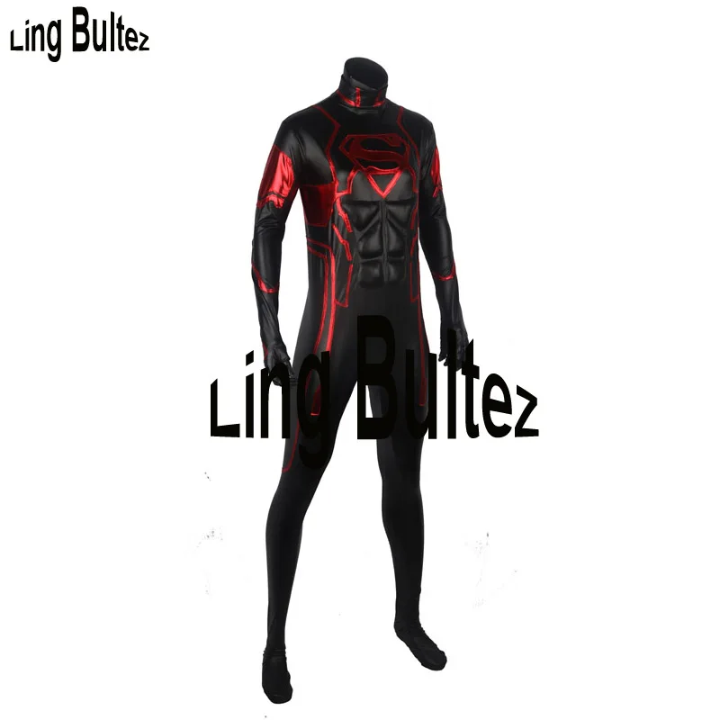 Ling Bultez High Quality Muscle Padding Superboy Cosplay Costume For Men Belly Muscle 52 Superboy Costume