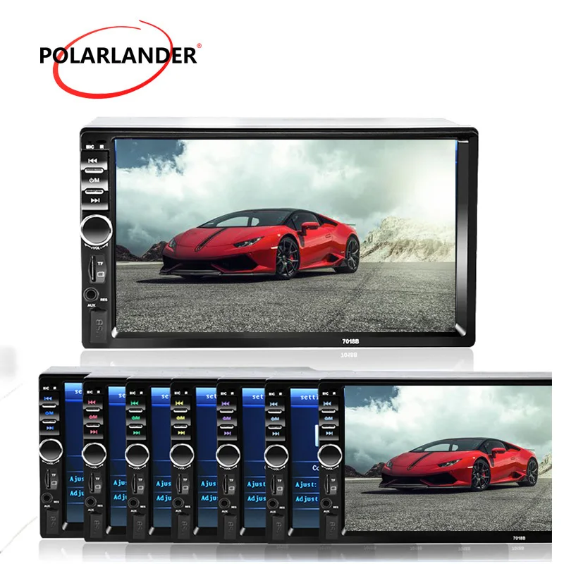 Car Radio 2 Din 7 Inch Bluetooth Mirror Link MP5 Autoradio Multimedia Player Touch Screen Radio Auto Audio Car Stereo HD TF/USB