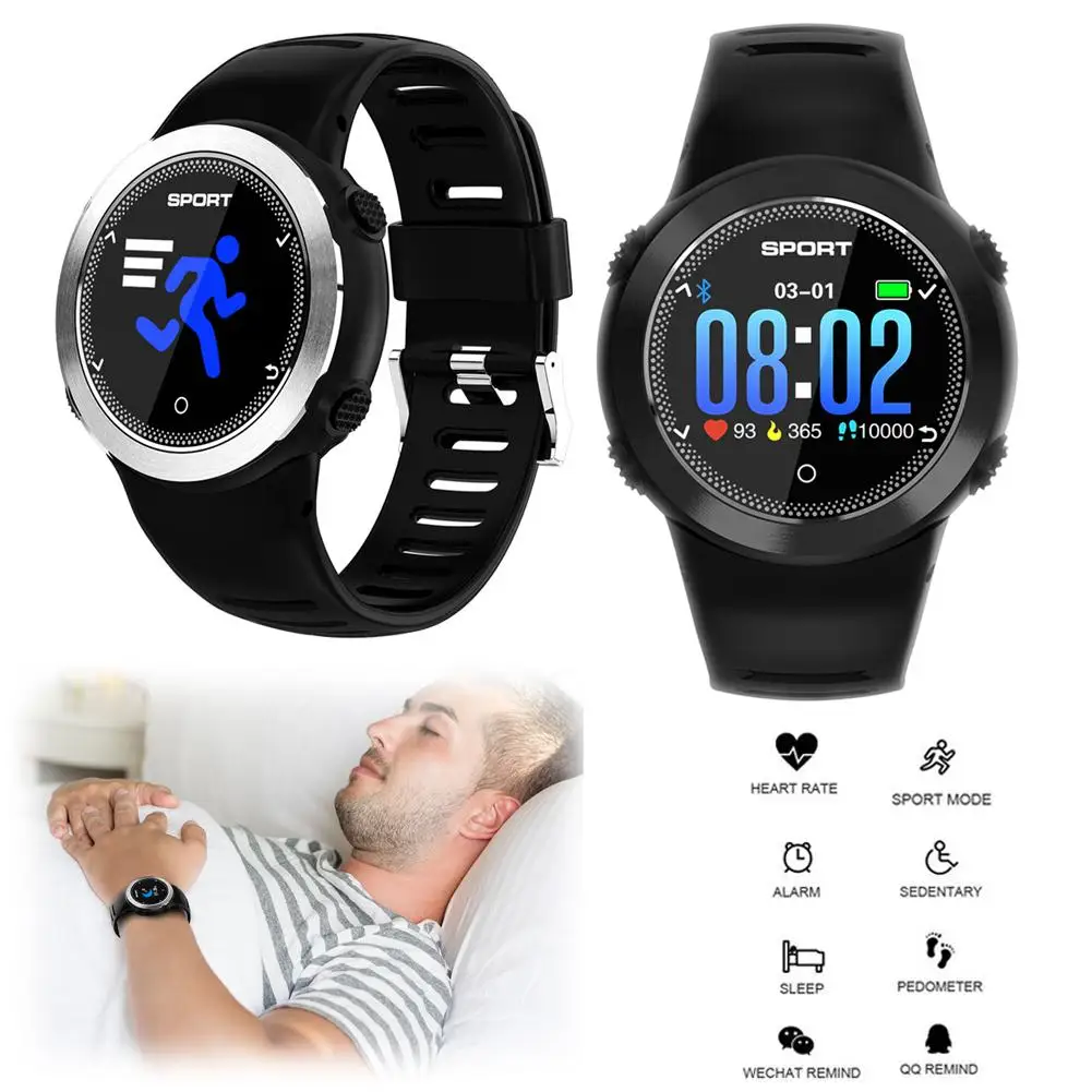 

Running Sports Watch Bluetooth-Compatible Smart Watch Sleep Heart Rate Monitor SMS Calls Reminder Compass for IOS Android
