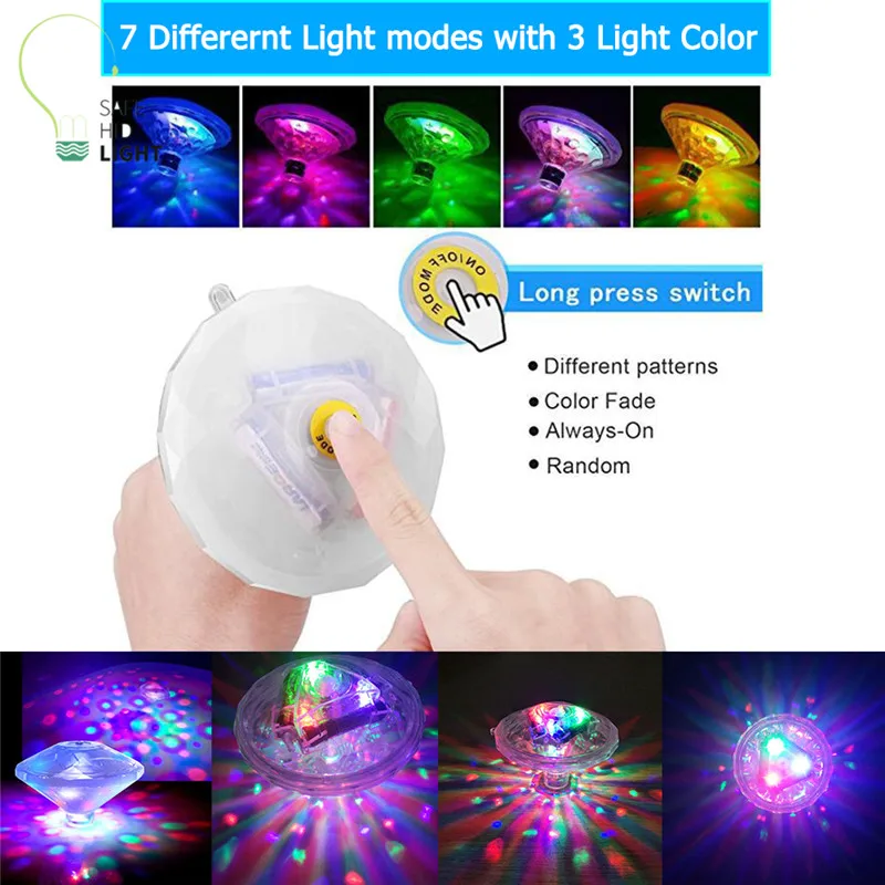 NEW gift Tub light LED Spa lamp Underwater Swimming Pool light LEDs Party light projector D35