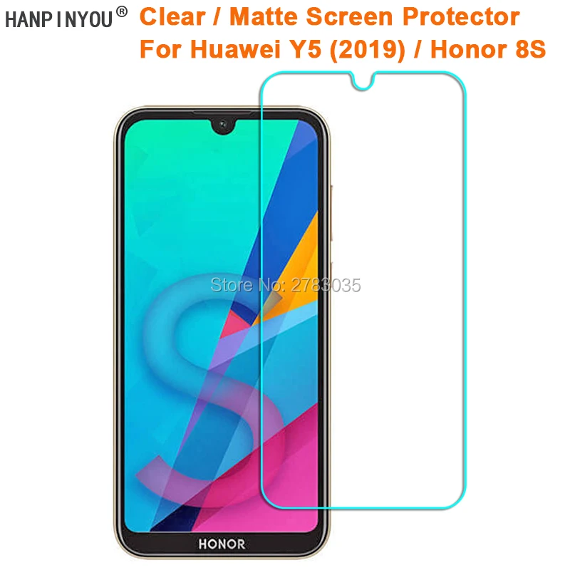 Для Huawei Y5 (2019) /Honor 8 S 8 S S8, прозрачная глянцевая/Антибликовая матовая защитная пленка для экрана, защитная пленка (не стекло)