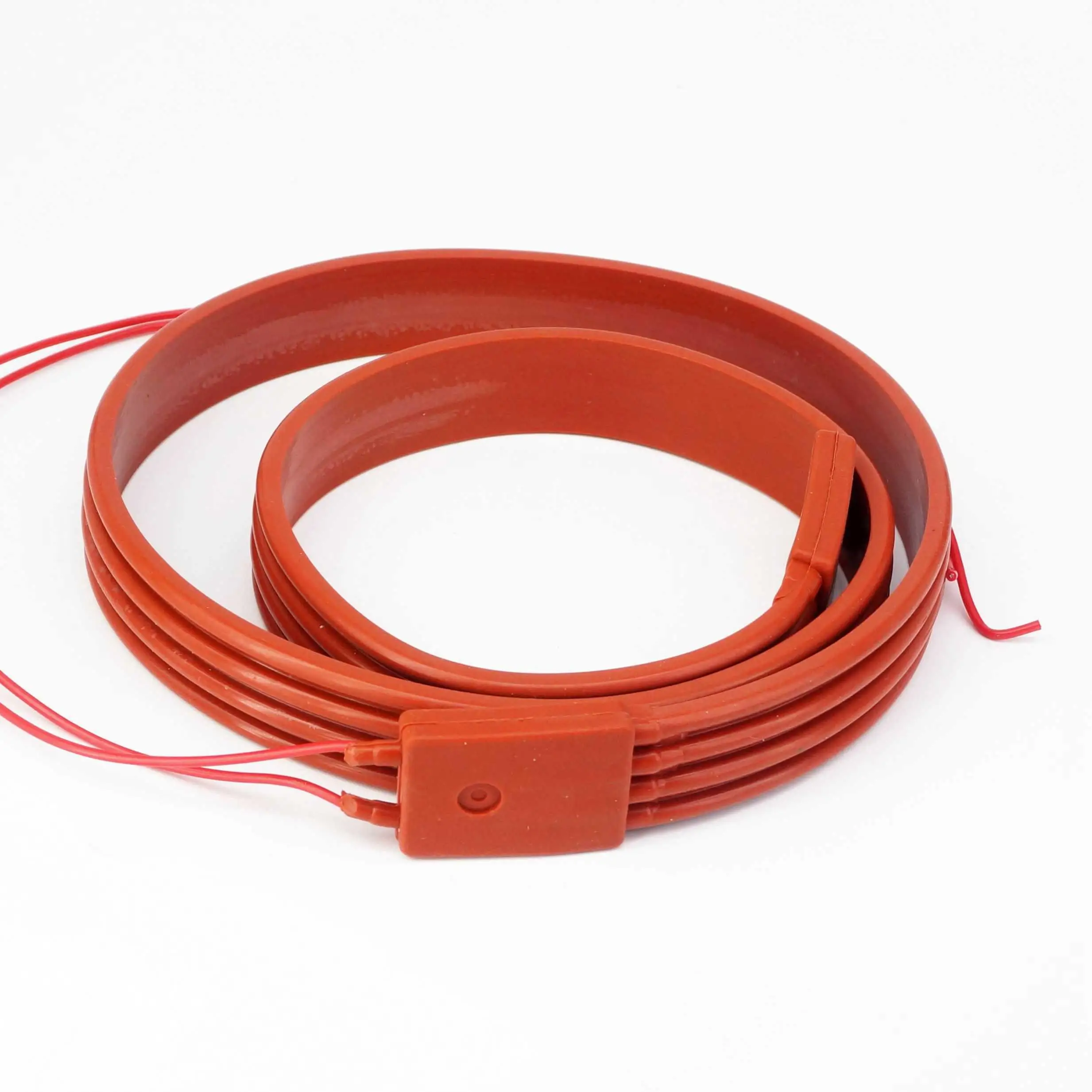 Width 15/25/30/50mm Waterproof Flexible Silicone Rubber Heater Heating Belt Unfreezer for Pipeline Electrical Wires Cable