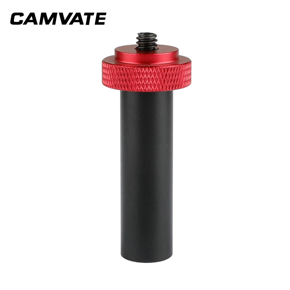 CAMVATE 15mm Micro Rod Camera 15mm Rods 2 inch with 1/4\'\' Thread Locknut For Camera Accessories Monitor Flashlight Video Light