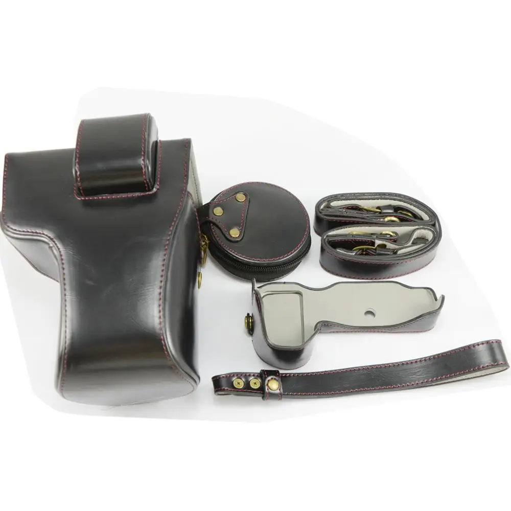 First2savvv całego ciała precyzyjne dopasowanie PU skórzany futerał na aparat cyfrowy pokrowiec Z powinny pasek do aparatu Nikon Z7 Z6 (NIKKOR Z 24 -70mm)