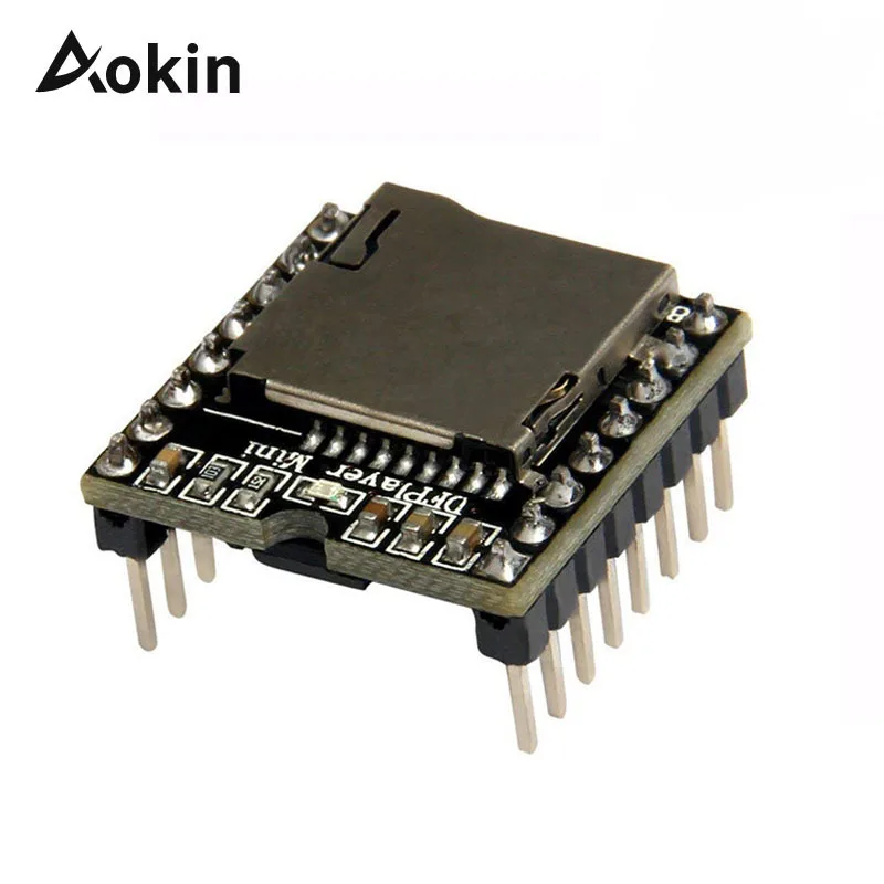 Mini Module de lecteur MP3 pour Arduino, carte TF, disque U, Audio, vocal, vente en gros