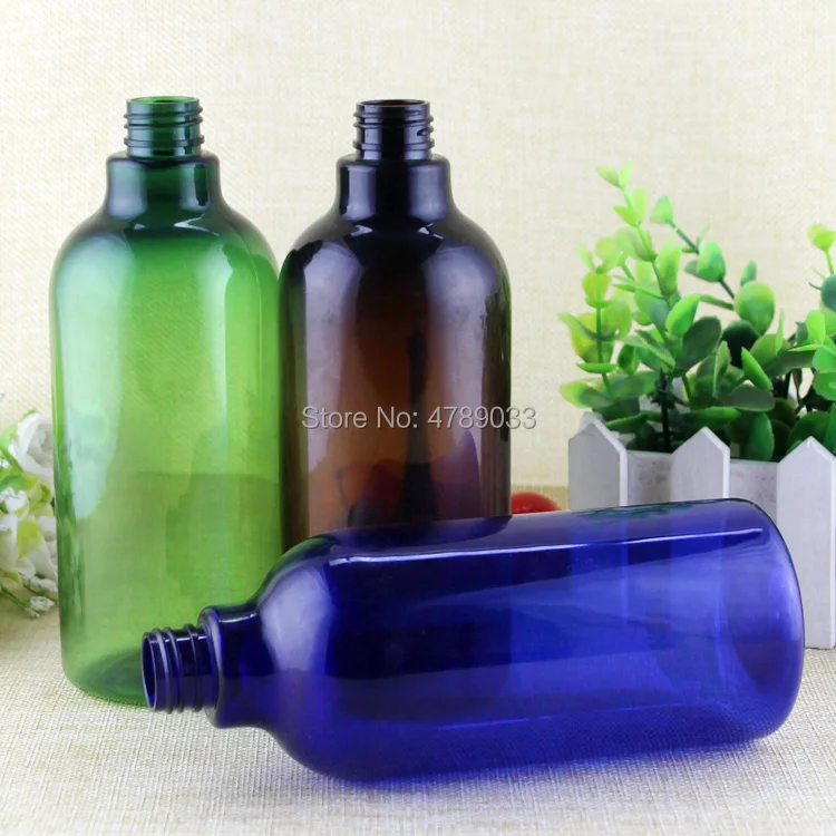 5/10pcs 500ml Plastic Bottle With Flip Cap 500cc Empty Cosmetic Refillable Sub Bottling Package Container Free Shipping