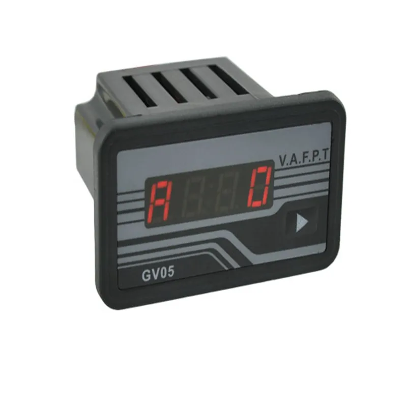 New 5 in 1 AC 220V Generator Digital Voltage Current Time Power Frequency LCD Monitoring Meter GV05 Free Shipping