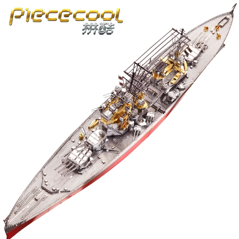 

MMZ MODEL Piececool 3D Metal Puzzle HMS PRINCE OF WALES DIY Assemble Model Kits Laser Cut Jigsaw Building Toy Gift P112