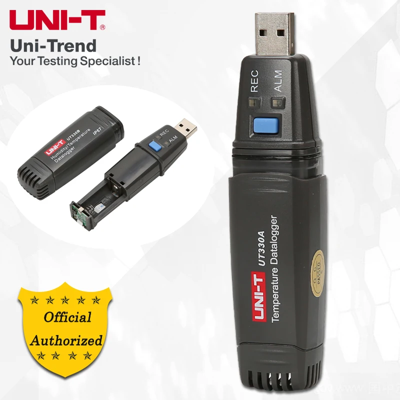 UNI-T UT330 Series USB Datalogger; Temperature/Humidity/Atmospheric Pressure Measurement, Data Logging, UT330A/UT330B/UT330C