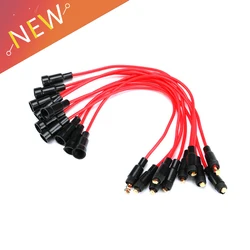 5pcs 5*20mm Glass fuse holder Screw Type 5X20mm with 22 AWG Wire Cable 250V Glass fuse tube fuse casing