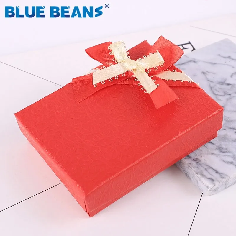 Box Black 2019 Jewelry Necklace Earrings Ring Packaging Hot Sell Paper Gift Jewellery Organizer Sponge Boxes Gift Bangles Bow CC