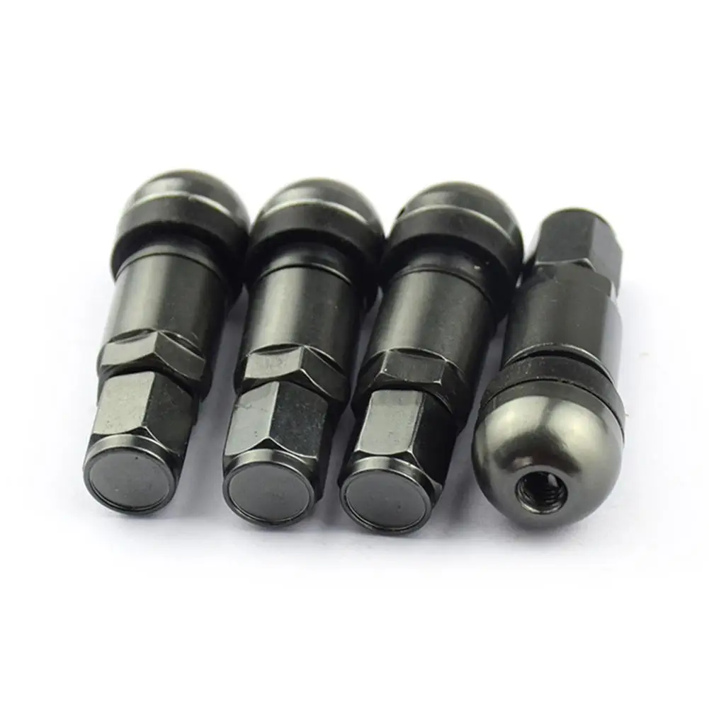 4pcs / set Universal Motorcycle Car Wheel Tubeless Tire Valve Air Caps for Tire Valve Stem Aluminum Metal Air Valve Stem