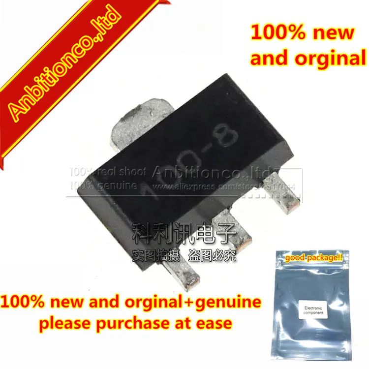 

50 шт. 100% новые и оригинальные MCK100-8 100-8 600 В 1A SOT89 кремниевые выпрямители для чувствительных ворот на складе