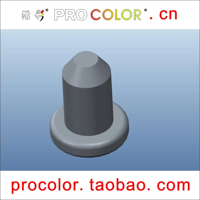 High quality Soft High Elasticity Silicone Rubber End Stopper Cap Seal plug Manufacturer 9/64