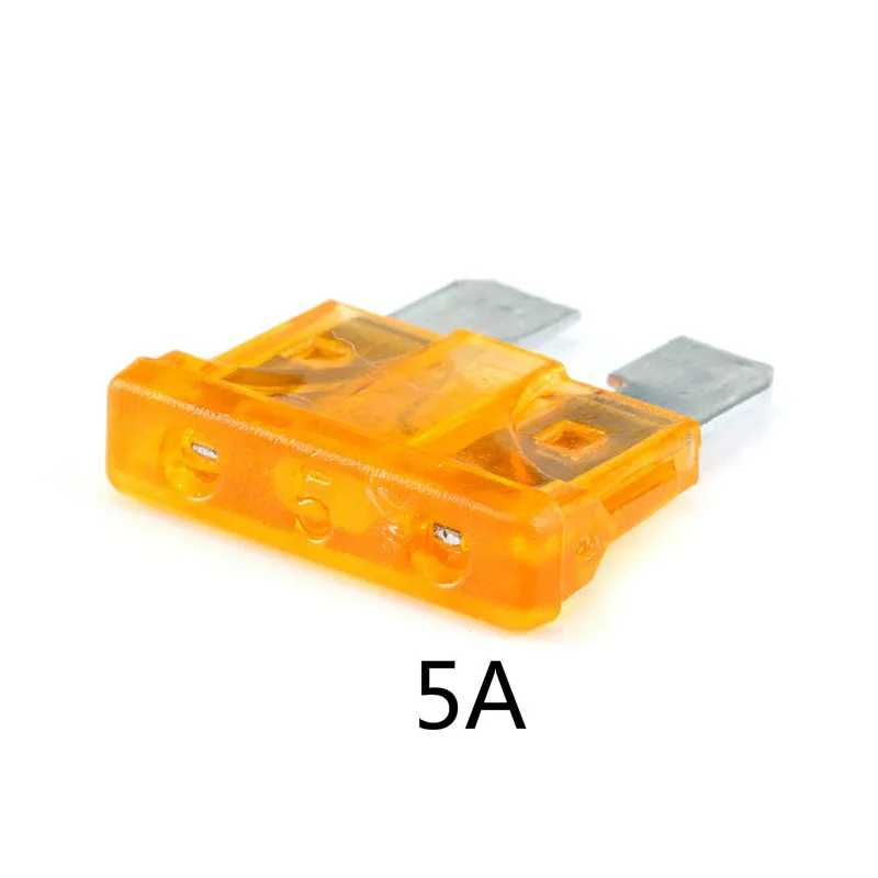 10pcs Medium Standard Blade Fuse Insert ZINC Pins 1A 2A 3A 5A 7.5A 10A 15A 20A 30A 40A 50A Refitted For Auto Car Truck