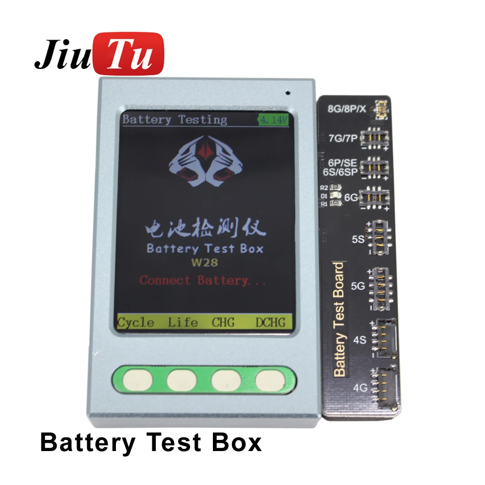 

Jiutu USB Battery Tester For iPad iPhone X 8 8P 7 7P 6 6P 6S 6SP 5 5S 4 4S Battery Checker Data Cable Tester Clear Cycle