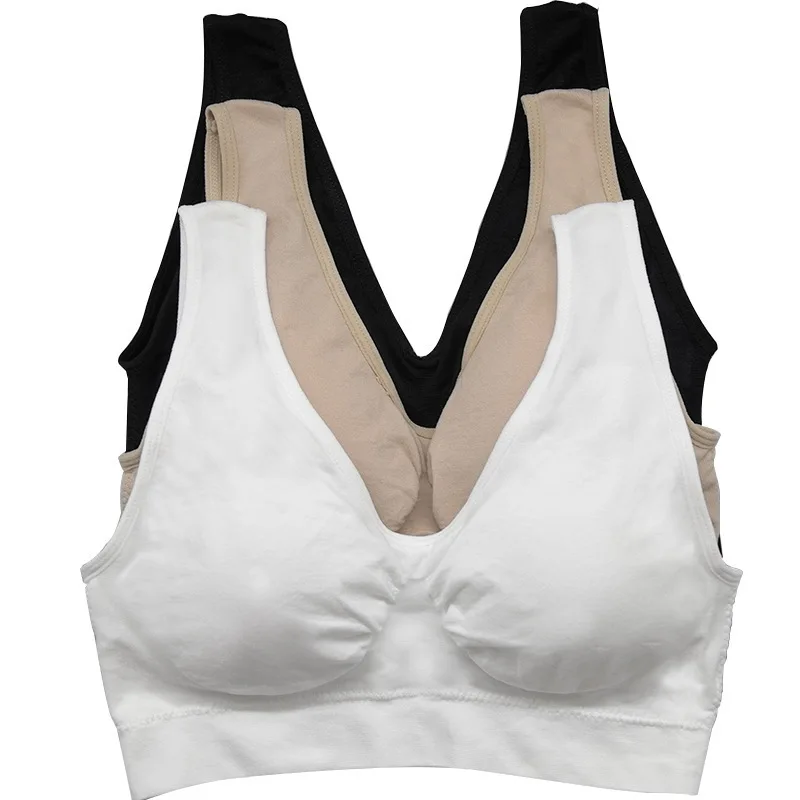 Sexy women push up BREAST bra big size backless bras plus size wireless brassiere breathable seamless bra 1pcs wfws01