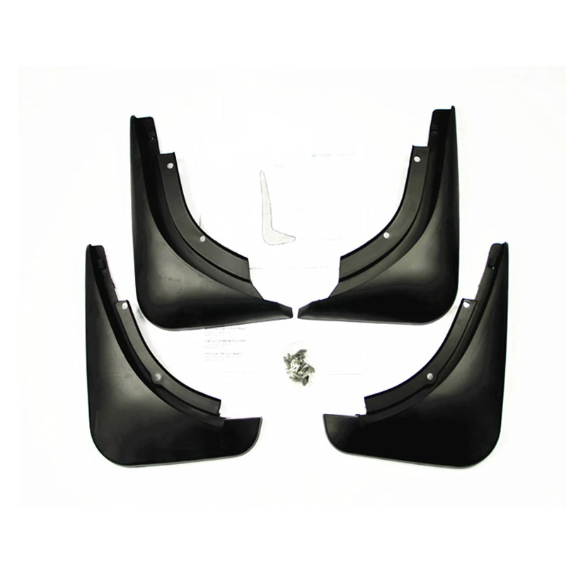 

4pcs Premium Auto Front&Rear Heavy Duty Molded Flares Splash Mud Flaps Guards Fenders For Audi A8L 2008-2010