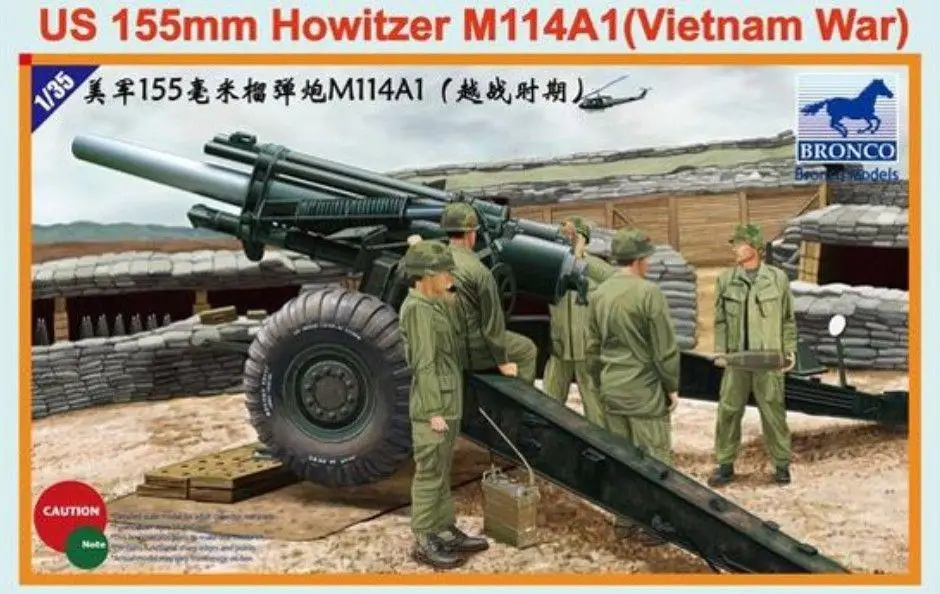 

Bronco CB35102 1/35 US 155mm Howitzer M114A1(Vietnam War)