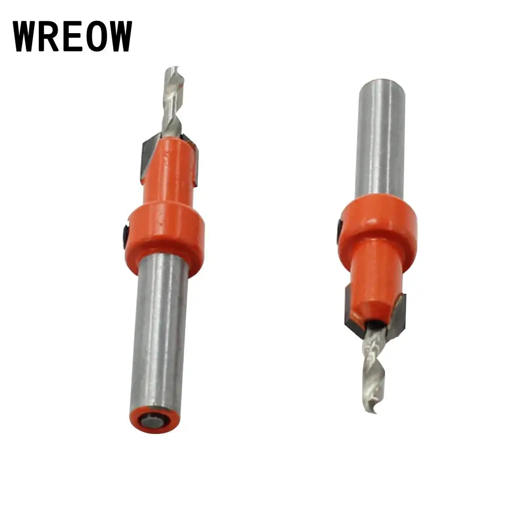 2.8-3.5 x 8mm/10mm HSS Countersink Drill Bit Screw round shank Woodworking Screws Drill Bit Chamfering Tool Cutter Wood Tool