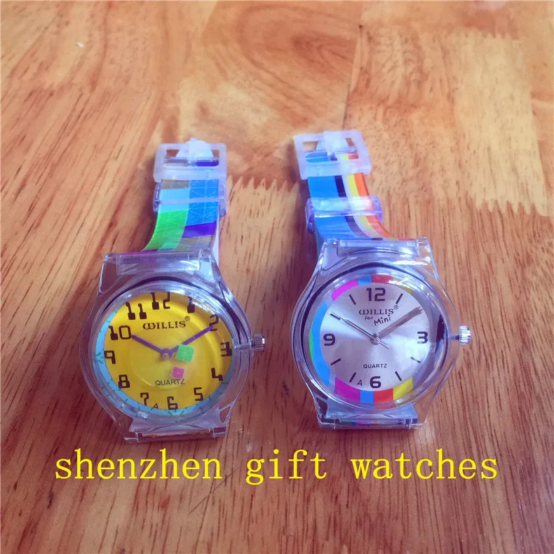 women men high quarlity plastic waterproof wristwatches luxury brand fashion children kids colorful strap cartoon watchstudent