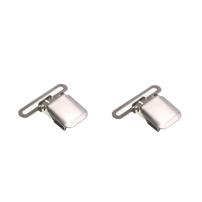 2 teile/los Strumpf Clips 50 40mm Metall Paci Schnuller Hosenträger Clips Halter DIY Für Benutzerdefinierte Handwerk Projekt Starke Fangen zubehör