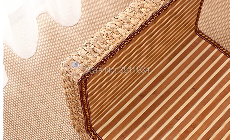 Japanese and Korean vine-woven straw-woven tatami tea table platform, Kang table, floating window table, small tea table