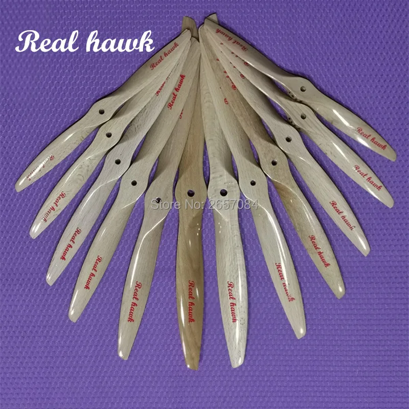 CCW or CW Wooden /beech 14x4/14x5/14x6/14x7/14x8/14x10 Propeller High Efficiency For Airplane nitro engine