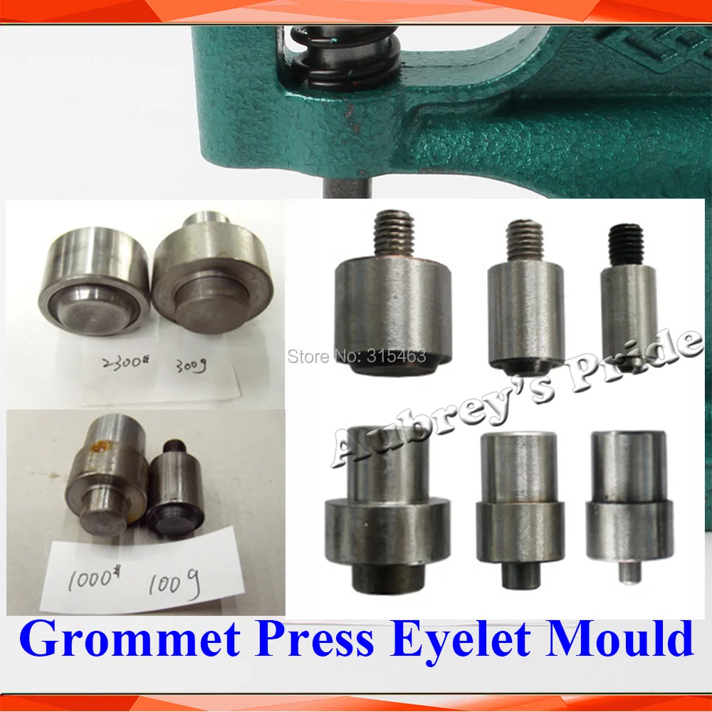 Metal Steel Eyelet Mould Inner Diameter 3.5 4 4.5 5 5.5 6 8 10 12 14 17 18 19 20 24 30MM for Manual Grommet Press Machine Button