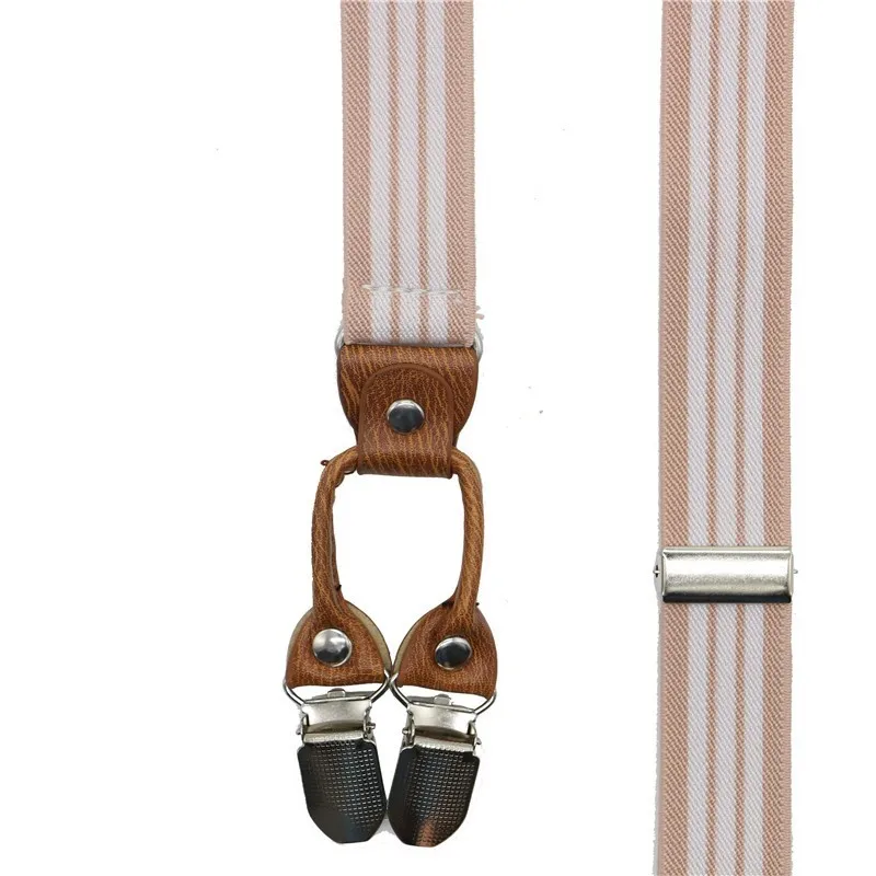 3 Clips Baby Braces Kids Suspenders Boy Ring Bear Wedding Girl Suspender Leather Strap Trouser Fashion Suspensorio Elastic Strap