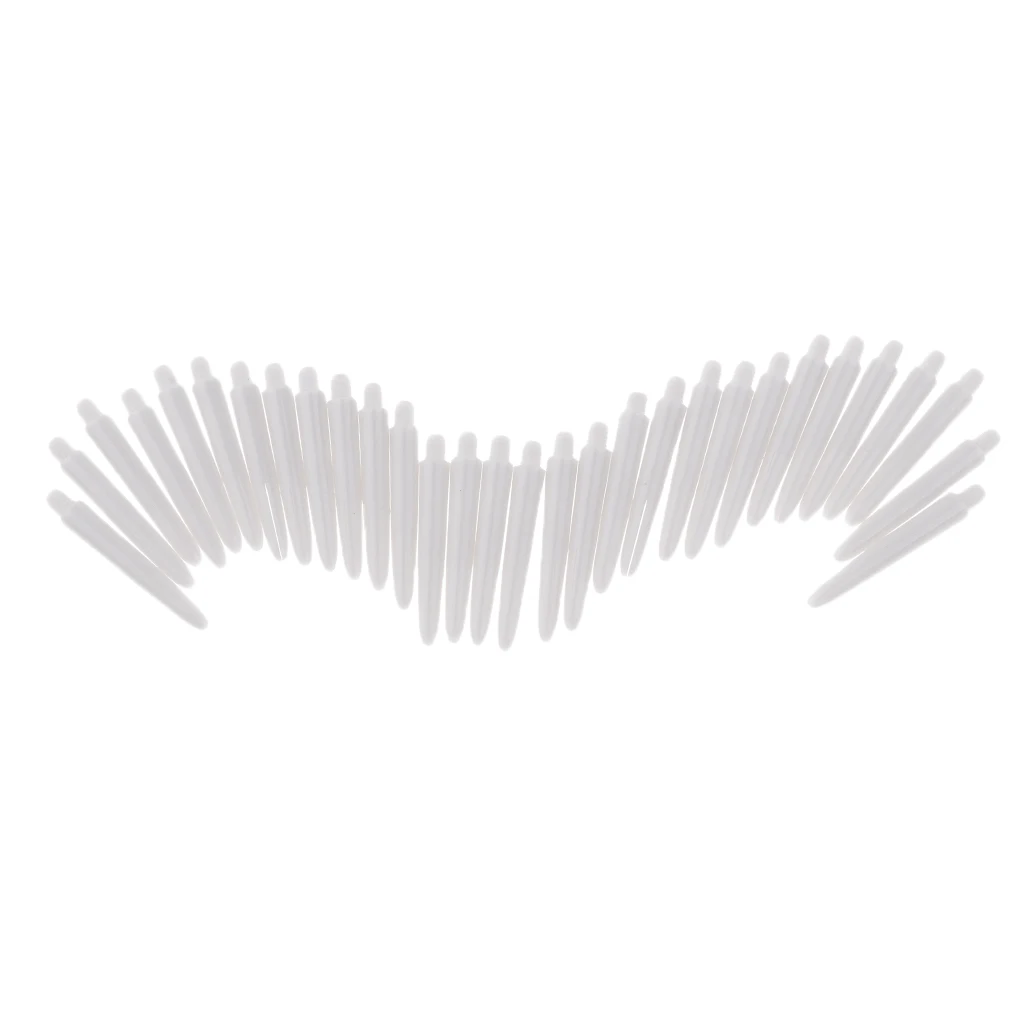 30 Pcs 35mm 2BA Thread Plastic Nylon Soft Tip Darts Stems Shafts Aluminum Dart Shafts Entertainment Accessories Durable