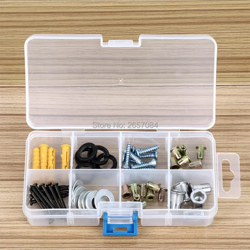 Transparent plastic large capacity environmental protection material spare parts type box cover large thickening storage box