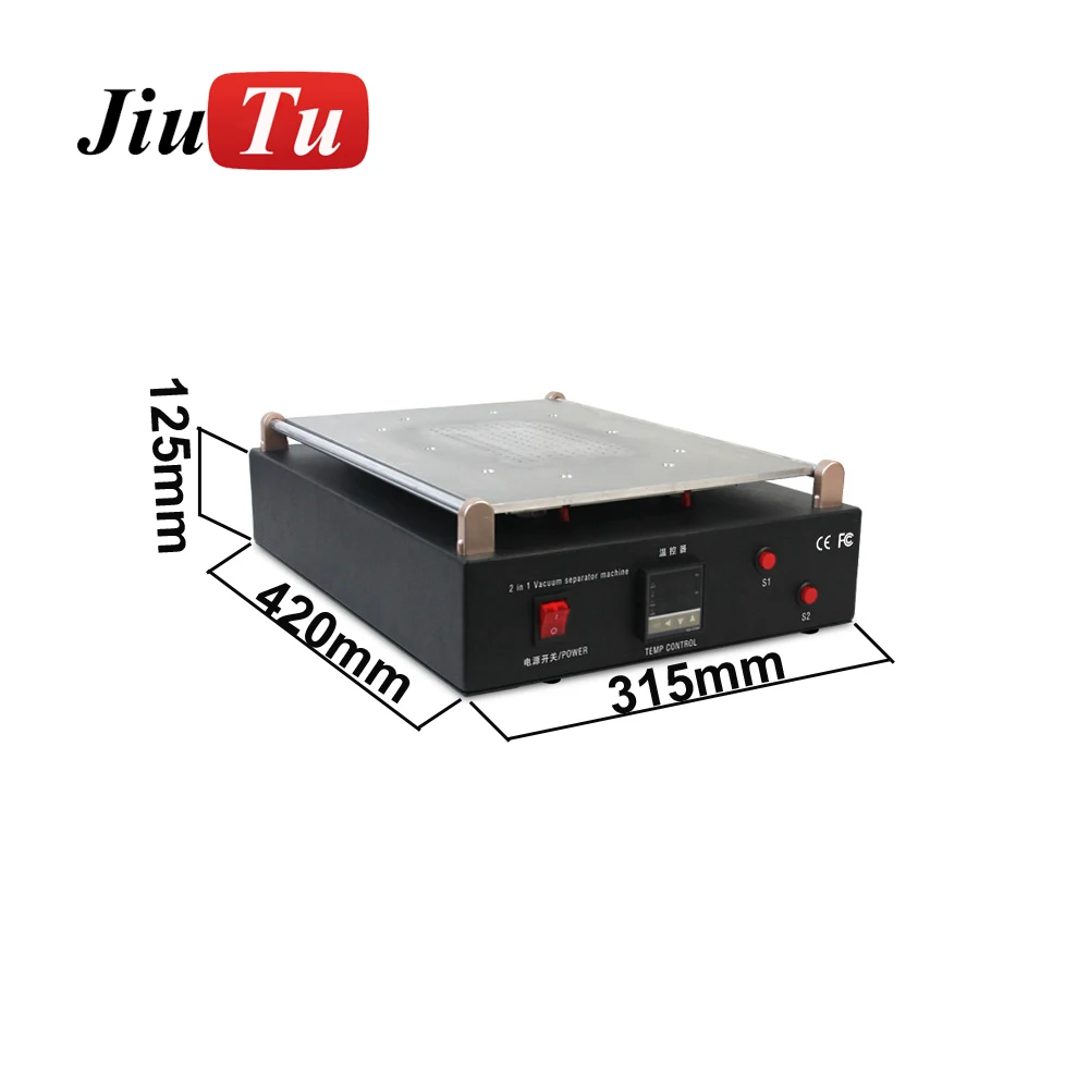 Pemisah LCD Jiutu 19 Inci untuk Kaca Antigores Pelindung Layar Ponsel Berbeda Alat Reparasi Reparasi Layar Pemotong