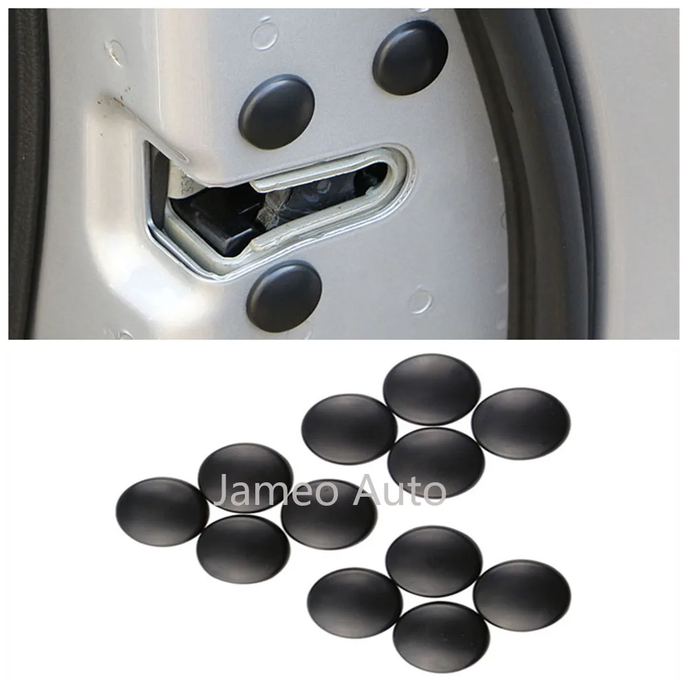 12pcs/Set Car Door Lock Screw Protector Cover Accessories for Mitsubishi Outlander ASX Lancer EX L200 Mirage Pajero Galant