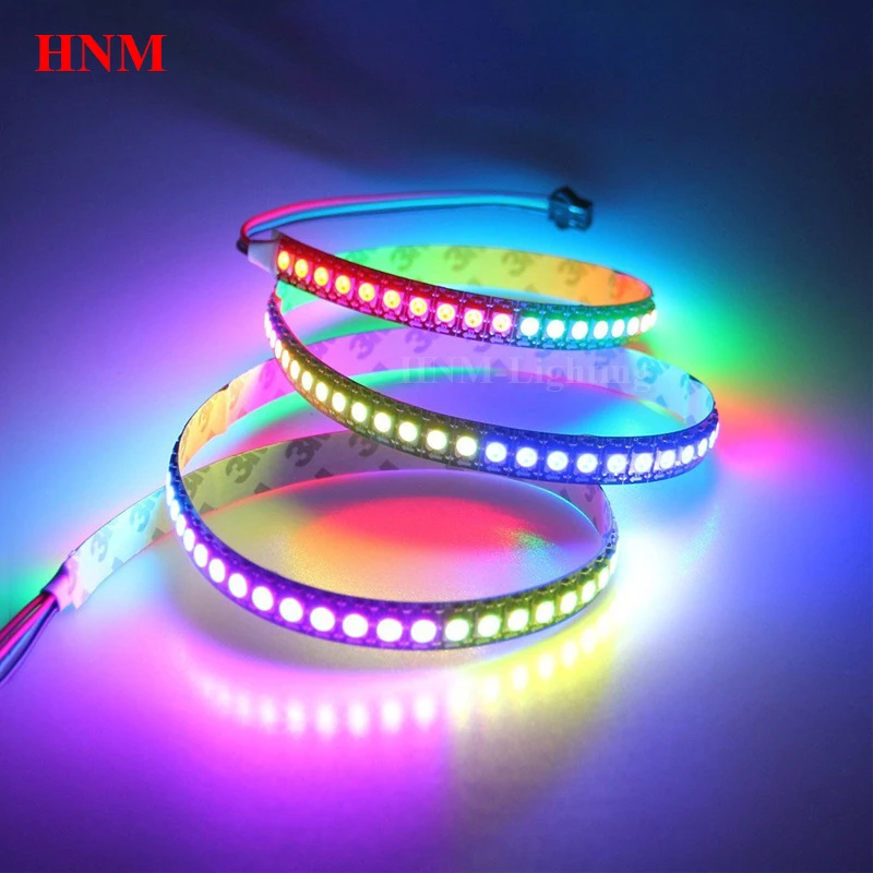 

2M 144LEDs/m WS2813 LED Strip Light RGB Pixel 5050 SMD Digital Flexible Tape TV Lamp 5V White/Black PCB IP20/IP65/IP67