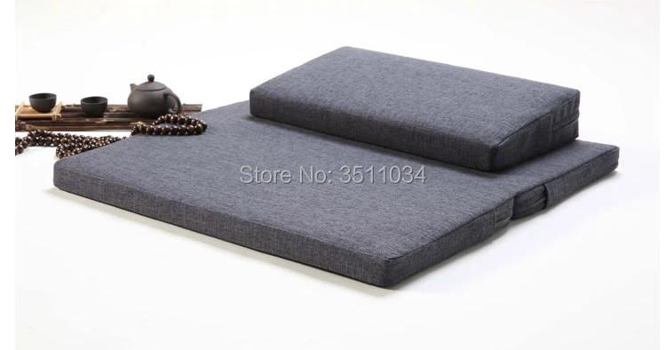 2023 New Arrival 60/70/80 Thicken Meditation Pillow Zen Buddhism Chinese Futon Chinese Zen Buddhism Zafu and Zabuton Foldable