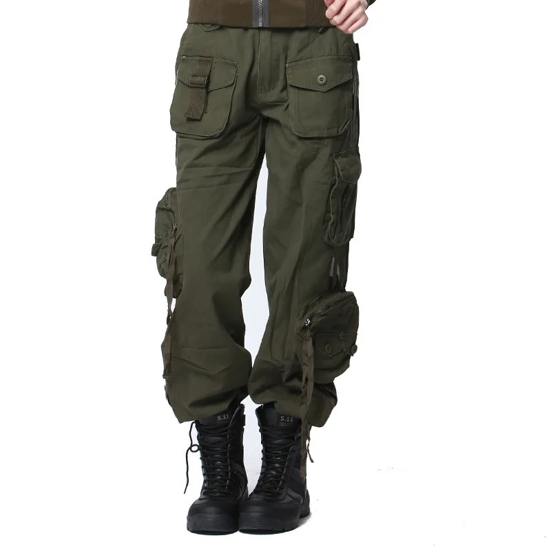 

Women's Multi-pocket Cotton Trouser Overalls Fan Outdoor Hiking Hunting Shooting Training Wearproof Pants