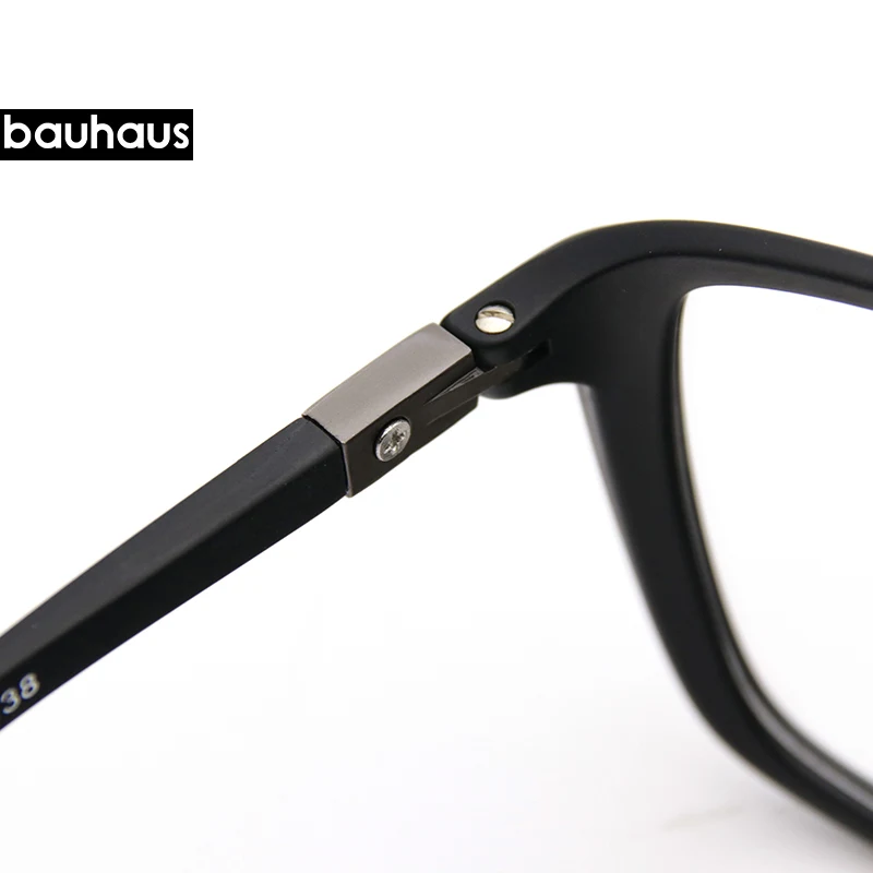bauhaus brand Top Quality Ultem Glasses Frames Fashion colorful Optical Frame for Women and Men square frame 7018 myopia clear