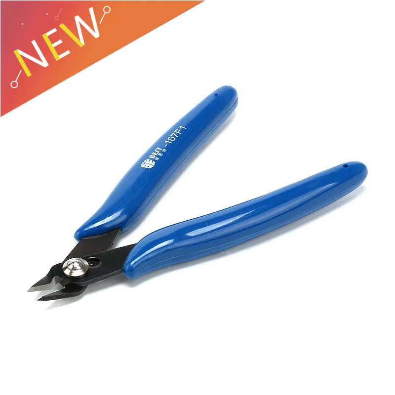 5 Inch Electrical Wire Cable Cutters Cutting Side Snips Flush Pliers 107F  Nipper Hand Tool